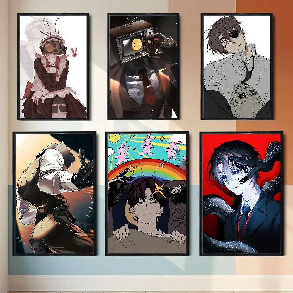 Super cool Baek Saheon Braun GSGW Poster Prints Wall Art Picture Painting Gift Living Room Restaurant Bar Large Dec Sticker