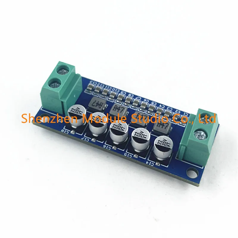 1pcs DC Power Filter Module 0-35V 0-5A Low-pass Filter Voltage Stabilizing Regulator Module Reducing Reduce Ripple