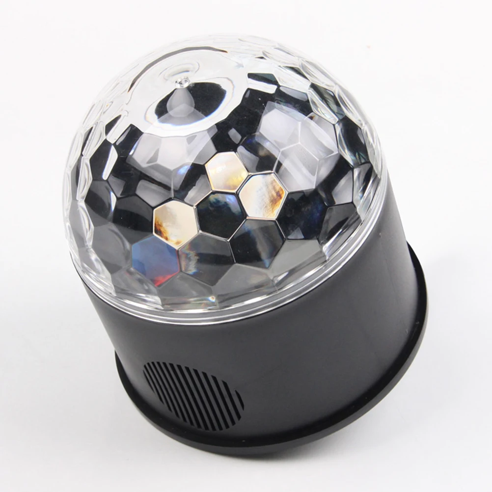 

Musical Ball Light Voice Control Stage Sound Lamp Prom Decorative Floodlight Black Colorful