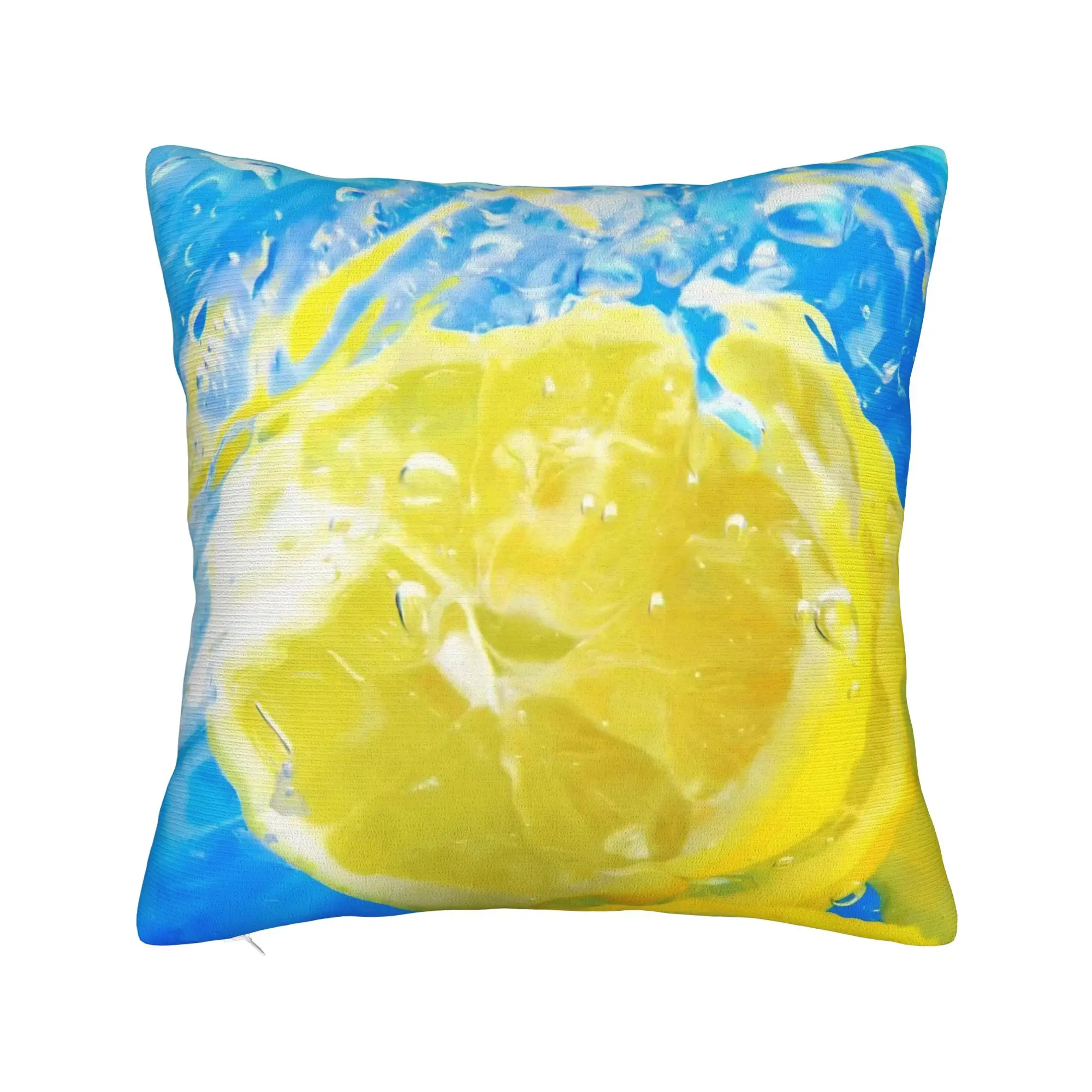 Lemon Frutiger Aero Pillowcase Polyester Cushion Cover Gift  Throw Pillow Case Cover Car Drop Shipping 18'