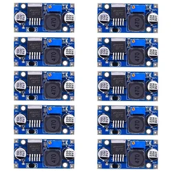 Paquete de 10 LM2596 DC-DC convertidor Buck ajustable 3,0-40V a 1,5-35V fuente de alimentación módulo regulador de voltaje reductor