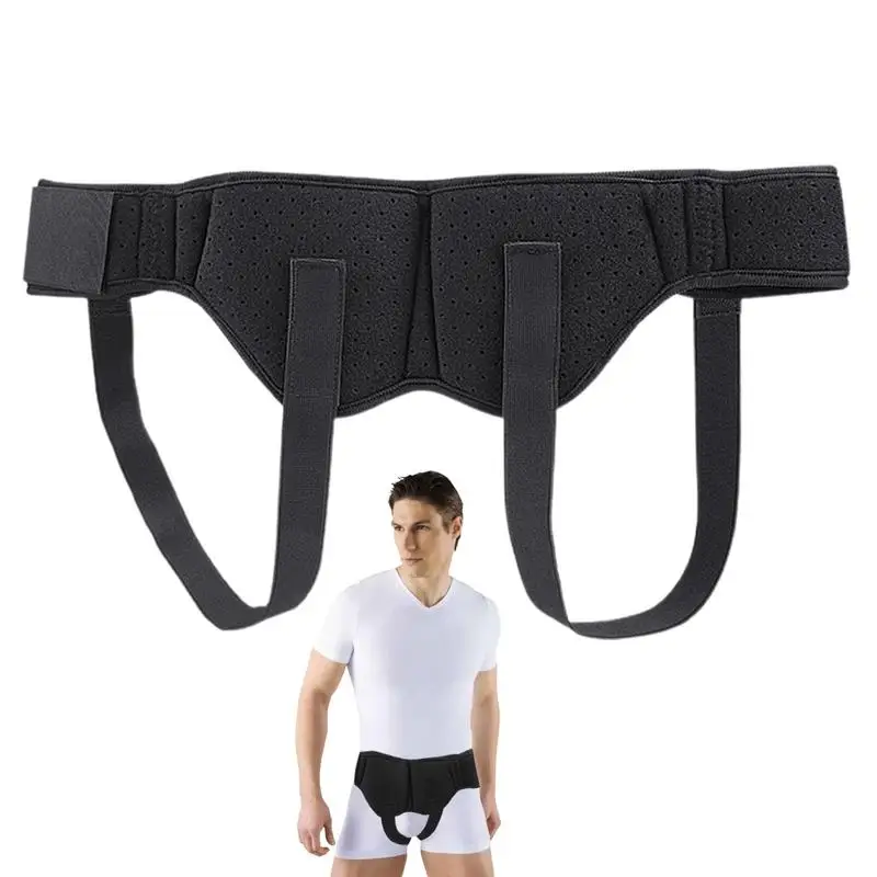 Inguinal Belt For Men Umbilical Belt Truss Belt Waist Strap Adjustable Waist Strap Guard Double Abdominal Support Binder With