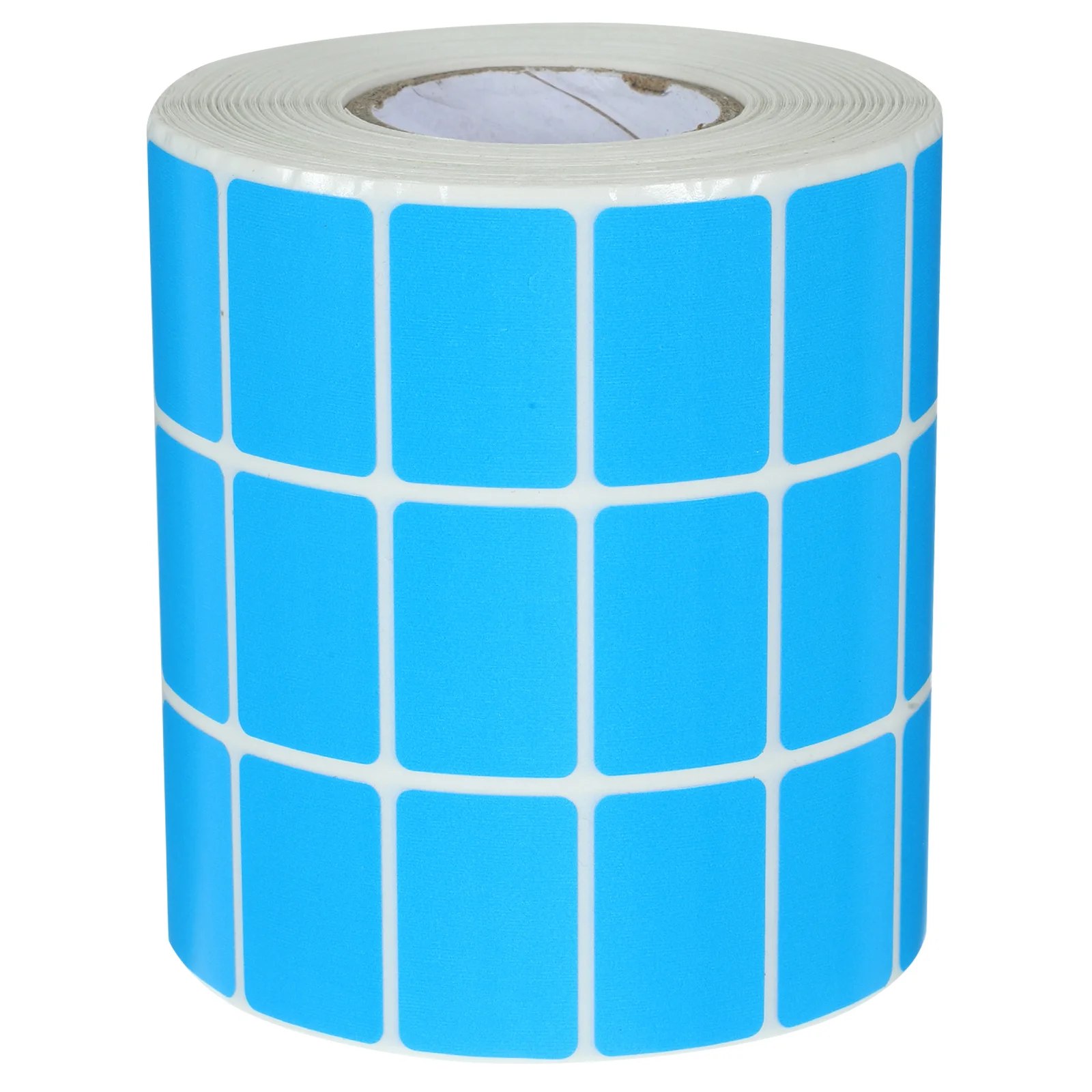 

1 Roll Colored Coated Paper Labels Permanent Adhesive Thermal Stickers For Shipping Pricing Labeling Organizing Rectangles Matte