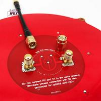 A41Z-150Mm Triple Feed Patch 5.8Ghz 14Dbi Pagoda Array FPV Antenna Image Transmitter Flat Panel Antenna For FPV Drone