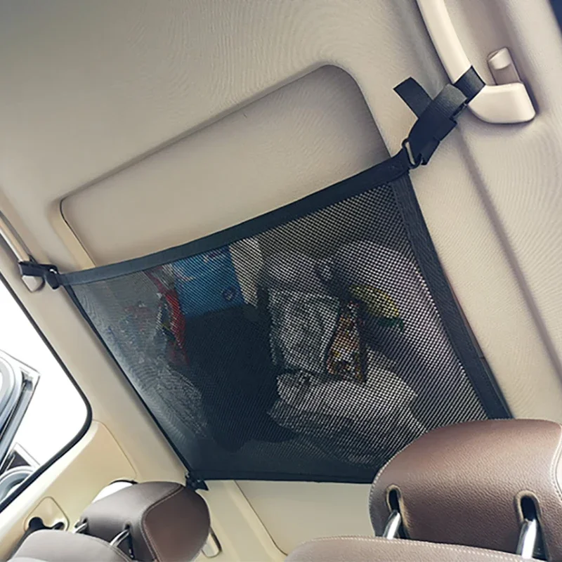 

car ceiling net car root mesh pocket accessory car accessories 2021