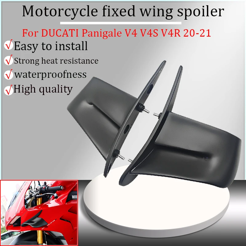

For Ducati Panigale V4, V4S,V4R, 2020-2021 motorcycle modifications, small wings, side wings, new fixed wings, side spoilers