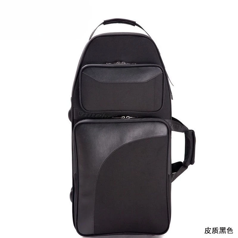 Sheet music can be placed in wind instrument box bags, and new bassoon instrument bags can be checked in.