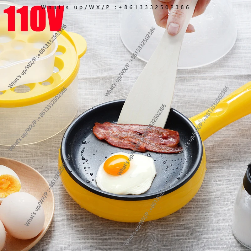 アメリカンスタンダード-110v-エッグフライヤー、エッグスチーマー、エッグクッカー、ミニ自動電源オフ機能付き家庭用朝食神器