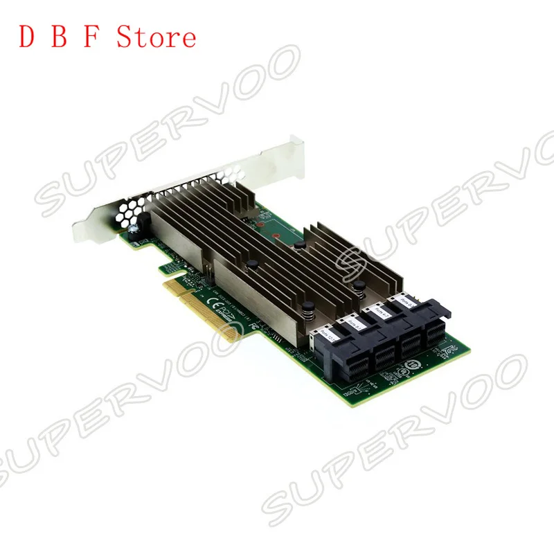 SAS 9305-16i Host Bus Adapter Connects Up To 1024 SAS And SATA Devices With 16 Internal 12Gb/s SAS Ports