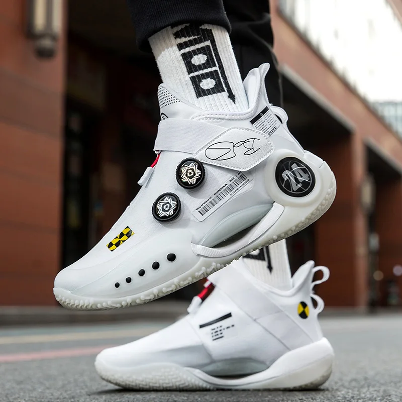 Men's Casual Basketball Sneakers - Classic Sport Style Shoes for Daily Wear and Comfortable Walking view 4