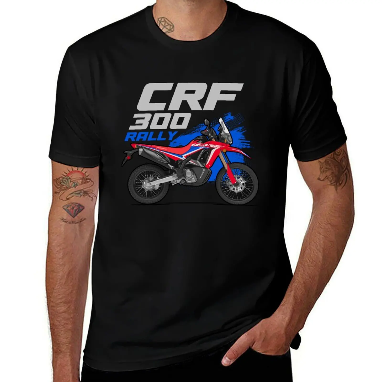 

CRF 300 Rally T-Shirt shirts graphic tee summer clothes t shirt for men
