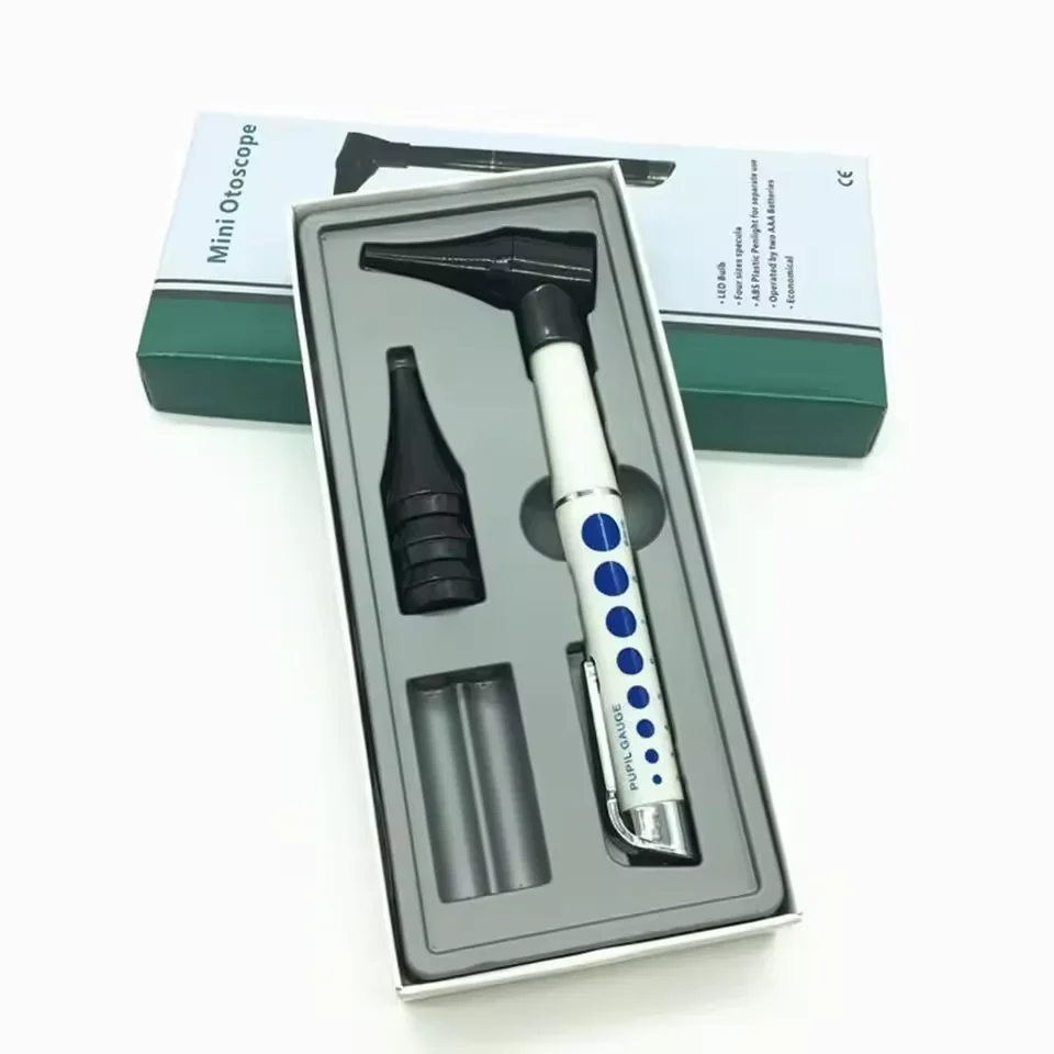 Mini Diagnostic Otoscope LED Light Compact Portable Ear Inspection Instrument with Ear Cleaner Set for Home Use Tool  Ear Health