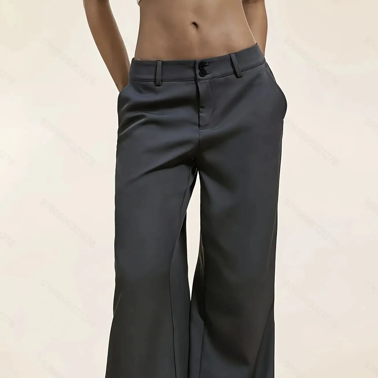 Elegante, modische, lässige Outdoor-Sport-Hose für Damen, schlankmachend und vielseitig, im japanischen, koreanischen, europäischen und amerikanischen Stil. – Detail 1