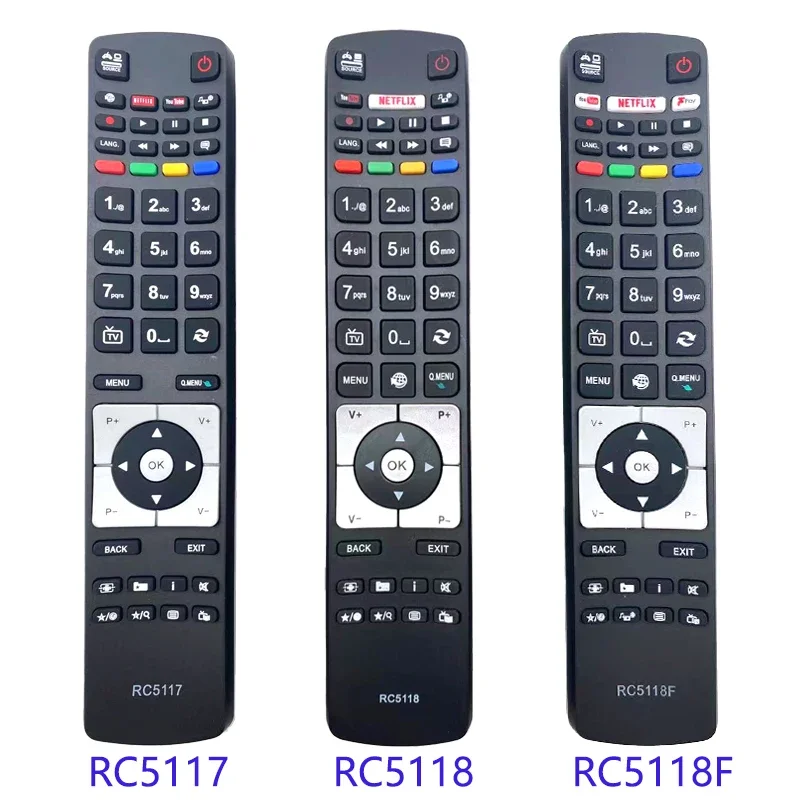 RC5117 RC5118 RC5118F IR Remote Control  for Hitachi LED LCD Smart TV 42HXT42UH 43HB6T62U 43HGT69U 48HBT62U 48HBT62UH 48HK6T64U