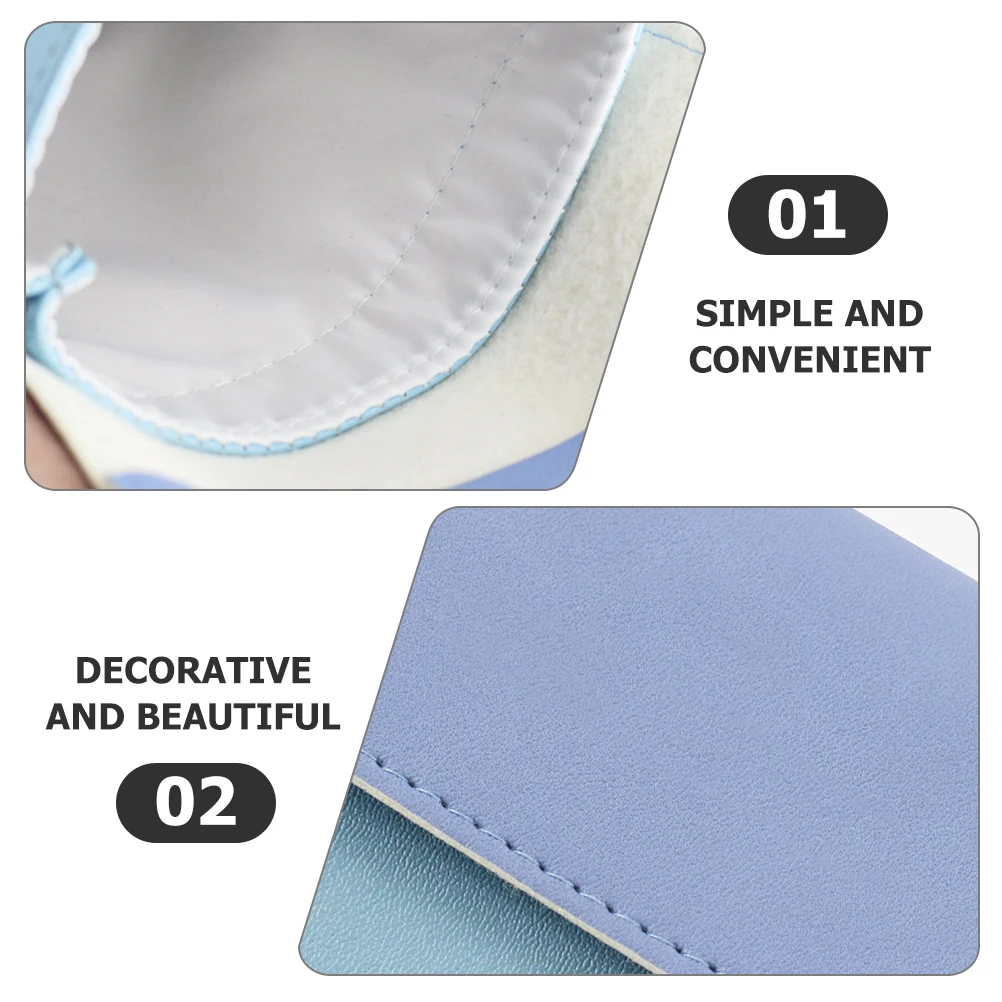 

2Pcs Sanitary Napkin Storage Bag Portable Small PU Material Practical Multi-Use Period Pad Organizer for Cards Coins