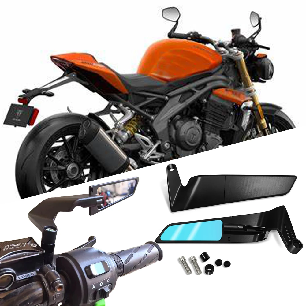 

For Speed Triple 1200 RS motorcycle accessories rearview mirror wind wing side rear view reversing