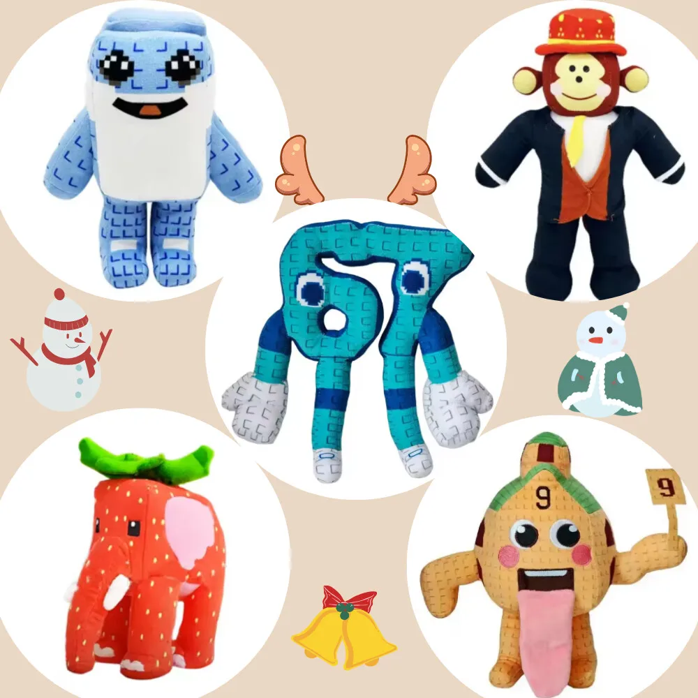 

Новая милая фигурка Steal A Brainrot No 9, плюшевая игрушка для дома, игровая периферия, плюшевые куклы, аниме-игрушки, рождественские подарки