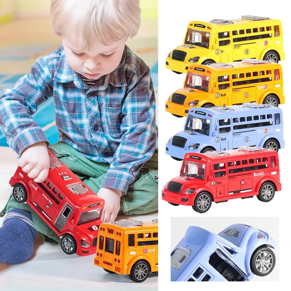 

Bus Car Model Toy Children Simulation Traffic School Toy Car Alloy Door Boy Bus Toy Kids Opened Gifts T0d7