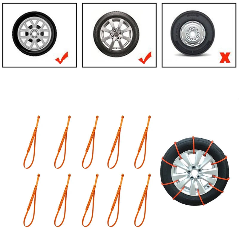 

40/20 шт., противоскользящая цепь для автомобильных шин, зимняя снежная цепь, автомобильная противоскользящая наружная шина, противоскользящая цепь для шин, аварийная противоскользящая цепь