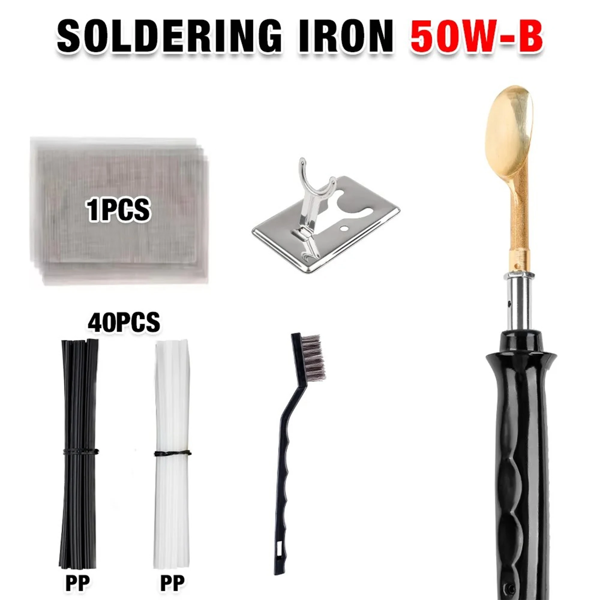50 W/100 W Thuis Lederen Strijken Tool Crack Reparatie Smoothing Tool Reparatie Plastic Soldeerbout Auto Bumper lasmachine, Gereedschap