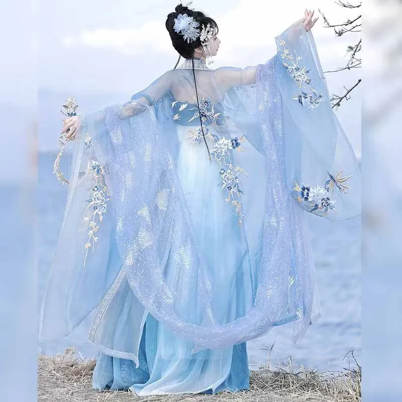 

Hanfu Dress Women Chinese Traditional Cosplay Costume Halloween Cosplay Costume Tang Dynasty Stage Dance Dress Red Hanfu Dress