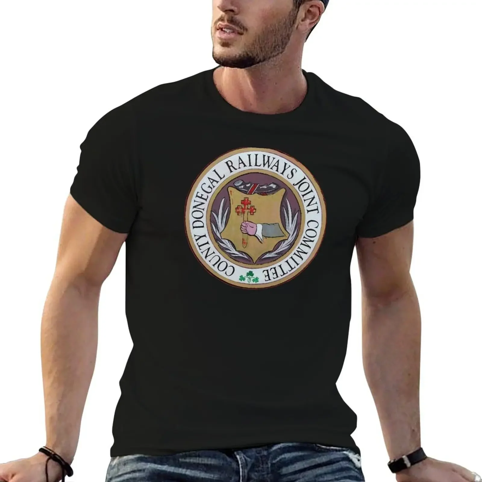 

County Donegal Joint Railway Committee - Ireland T-Shirt boys animal print sports fans anime oversized t shirts for men