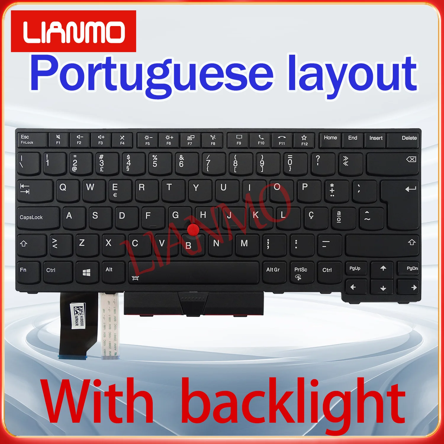 Portuguese/Russian/Swedish/Slovenia/Thai/Turkish/UK/Korean/US layout for Lenovo Thinkpad  L14 Gen1 L14 Gen2 backlight keyboard