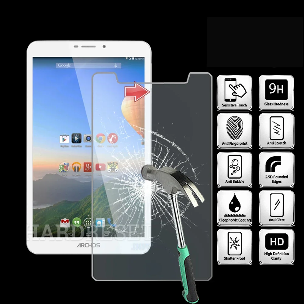 For ARCHOS 80b 80c Xenon Tablet Ultra Clear Tempered Glass Screen Protector Anti-friction Proective Film