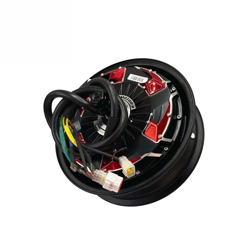 for  12 inch V4 5000W 45H 48-96V Brushless DC Disc Brake Motor for Electric Motorcycles