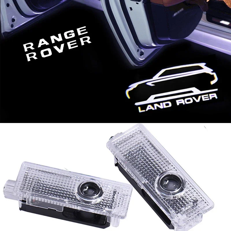 For Land Rover Range Rover Discovery 3 4 Freelander Car Welcome Logo Door Light Ghost Shadow Courtesy Projector Lamp Accessories