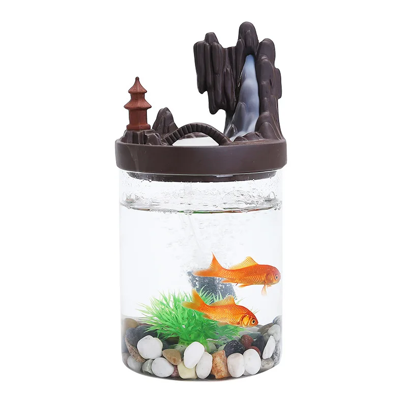 20Incense Handmade Gifts Multi-function Home Decorations Micro-Landscape Viewing Backflow Incense Mini Fish
