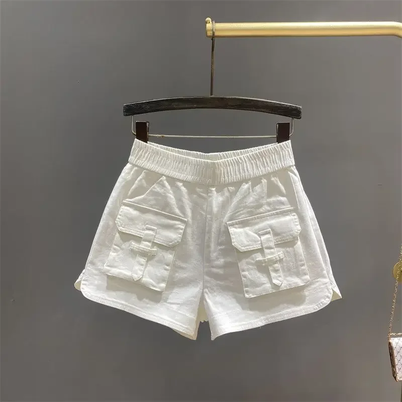 Short Pants Woman Korean Style Cotton High Waist Shorts For Women To Wear Streetwear Elegant Youthful Offer Aesthetic Hot XL XXL