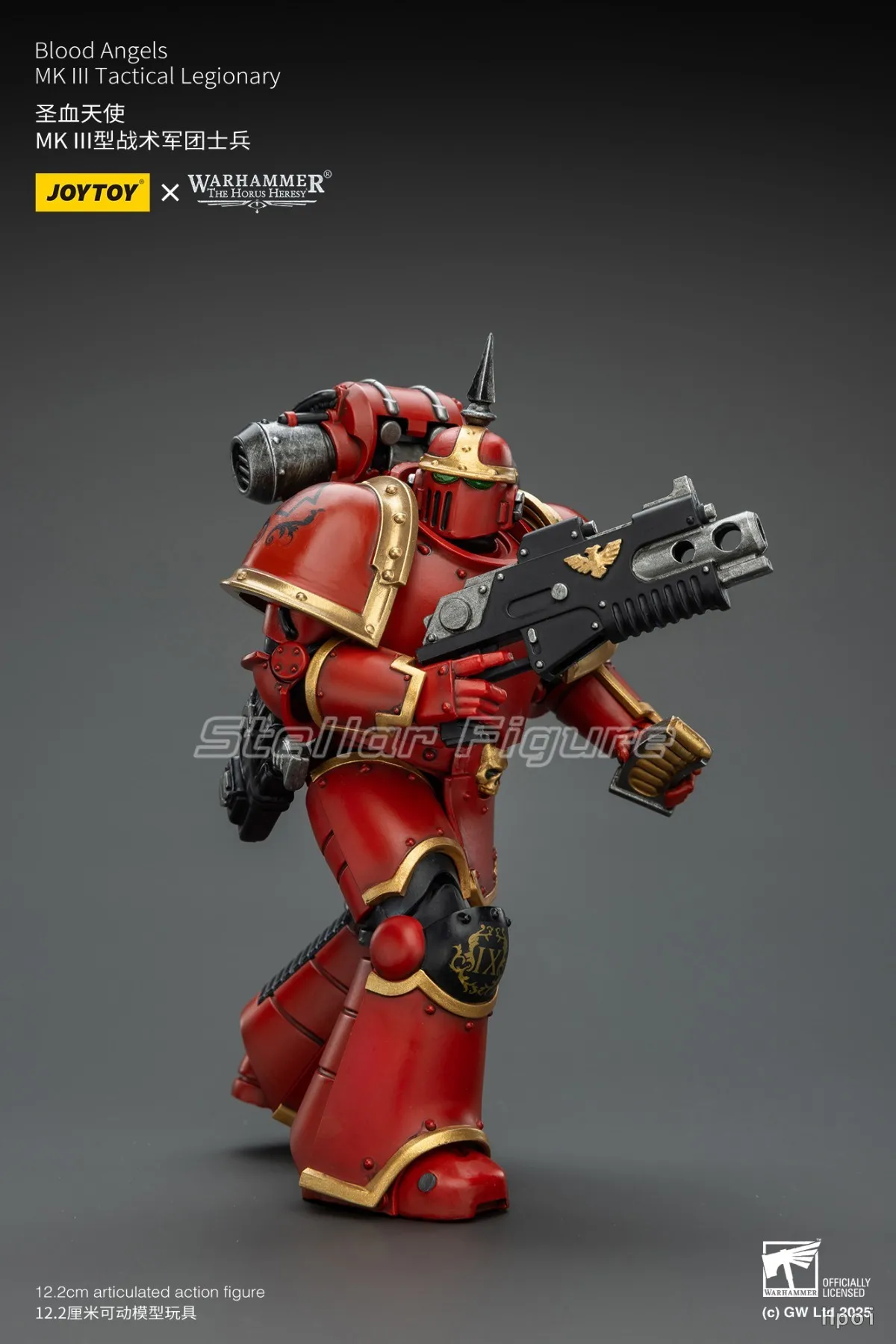 

【SF】JOYTOY Warhammer 40K 1/18 Action Figure Blood Angels MK Ill Tactical Legionary Model Toys Gifts Collection Ornaments