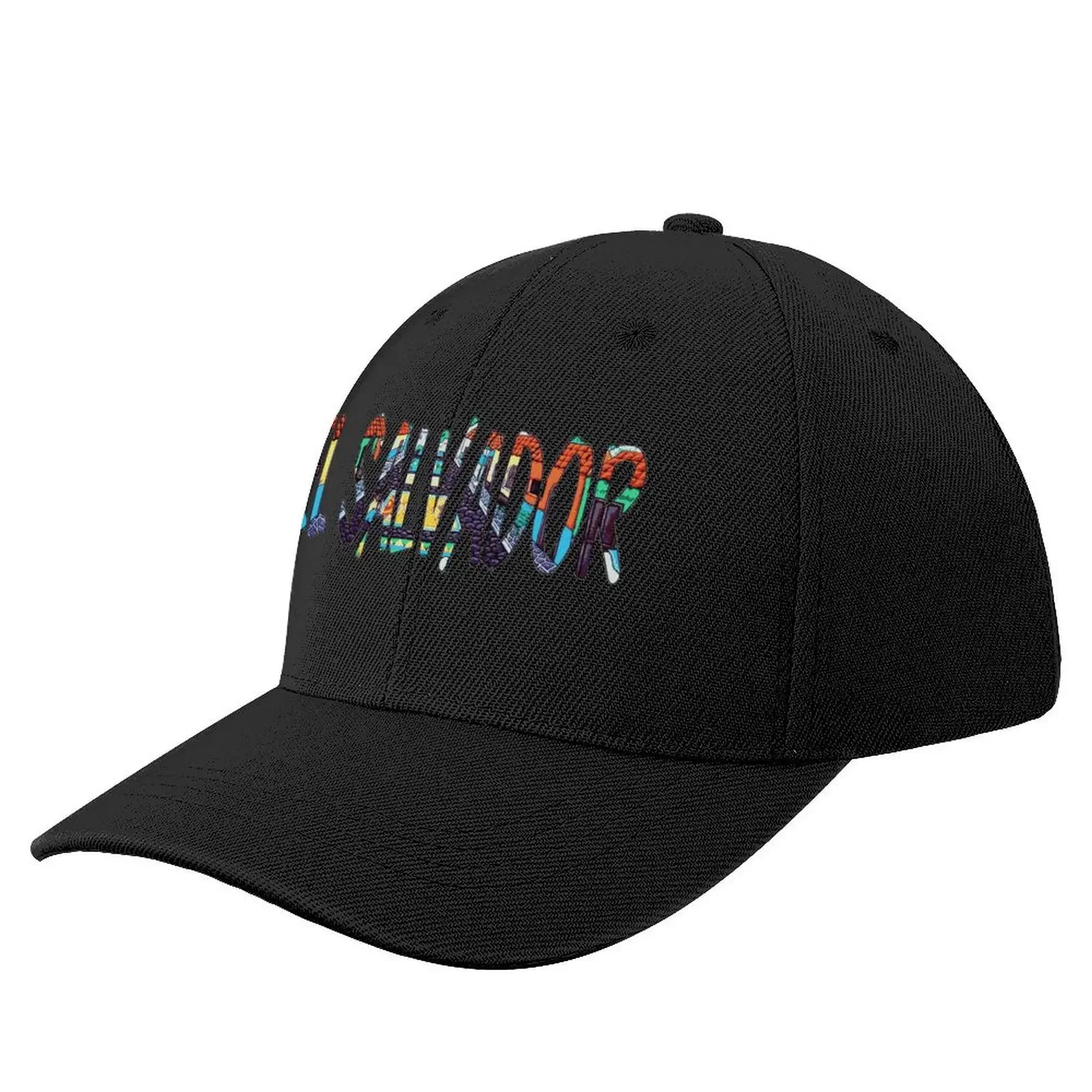 

Colorful El Salvador Baseball Cap Sports Cap Wild Ball Hat Horse Hat For Girls Men's