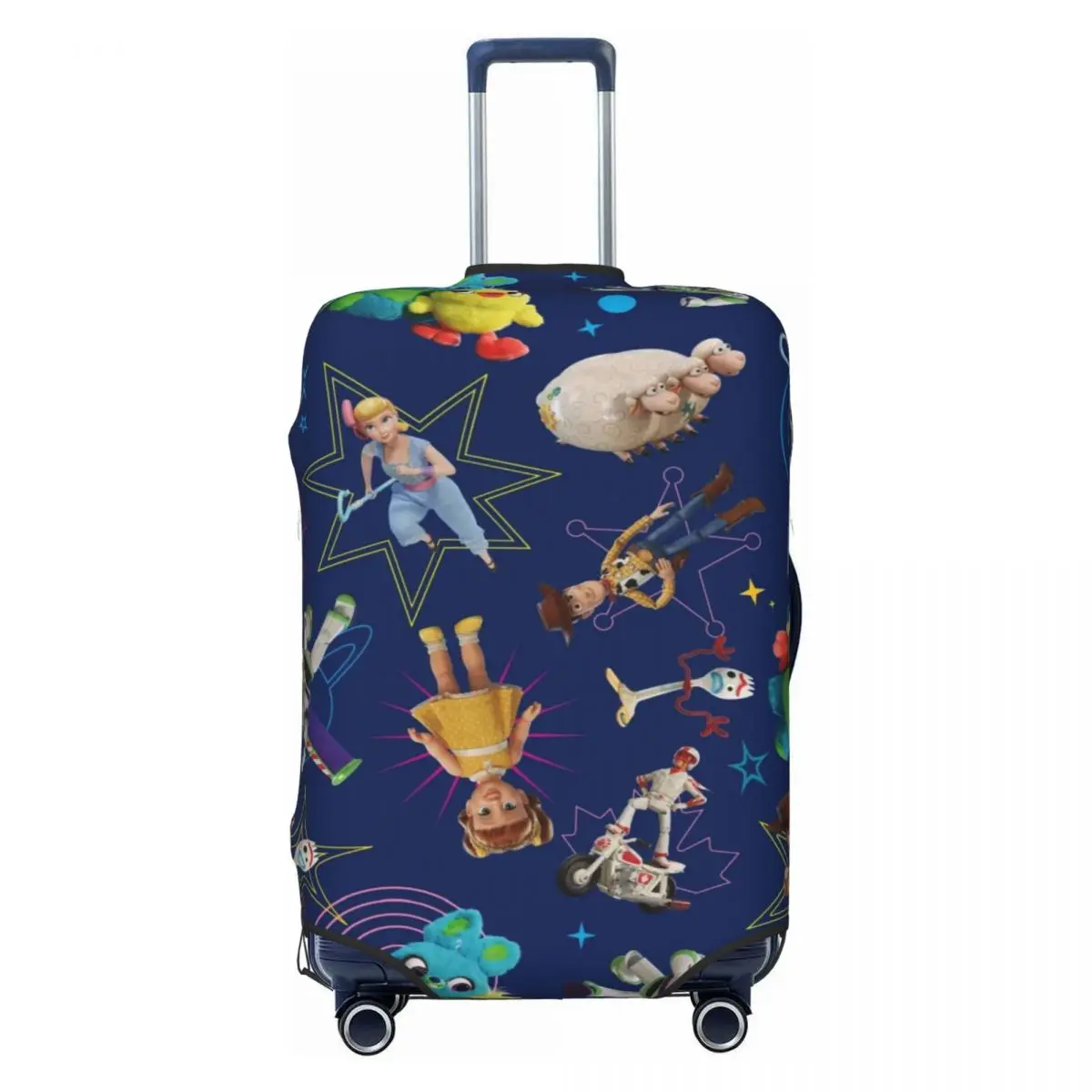 

Toy Story Pattern Travel Luggage Cover Dust Proof Animated Suitcase Cover Protector Fit 18-32 Inch
