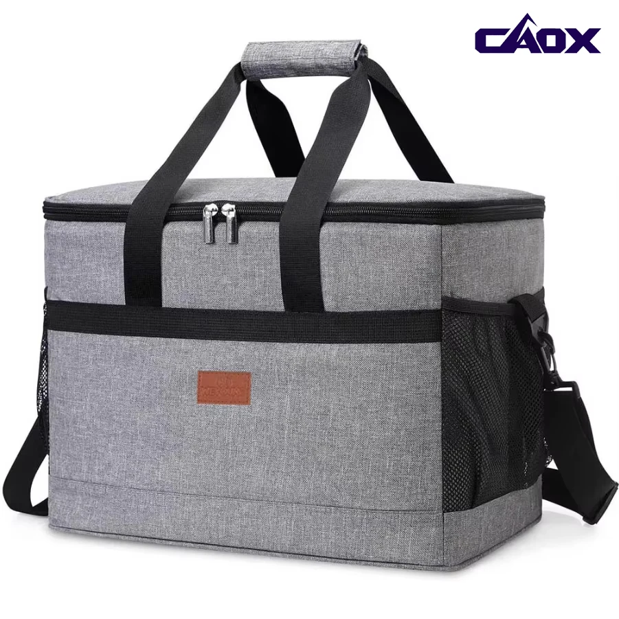 

32L Soft Cooler Bag with Hard Liner Large Insulated Picnic Lunch Bag Box Cooling Bag for Camping BBQ Family Outdoor Activities