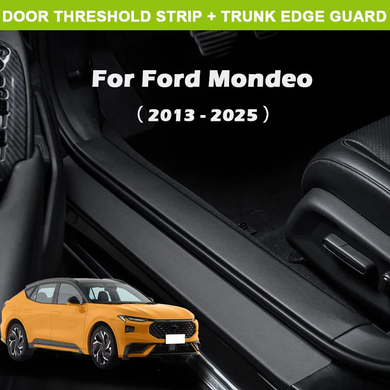 

Для Ford Mondeo 2013-2025 автомобильная защитная полоса для порога, наклейка на дверь багажника, устойчивая к царапинам накладка для ударов, аксессуары для интерьера