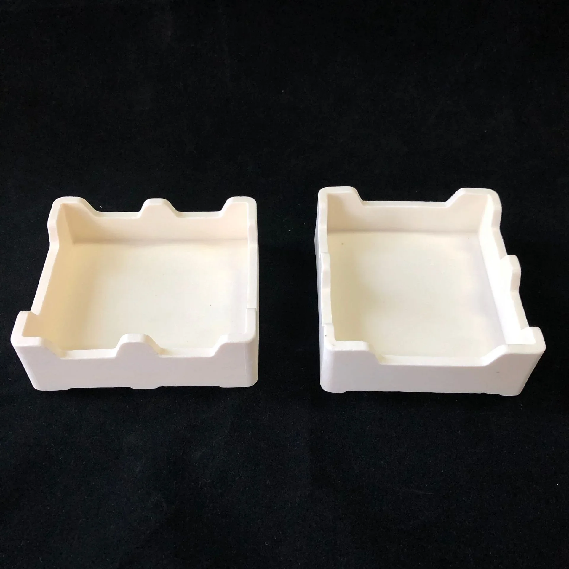 Customize Refractory Alumina Ceramic Box Ceramic Sagger Crucible145*145*50/ Ceramic Refractory Material