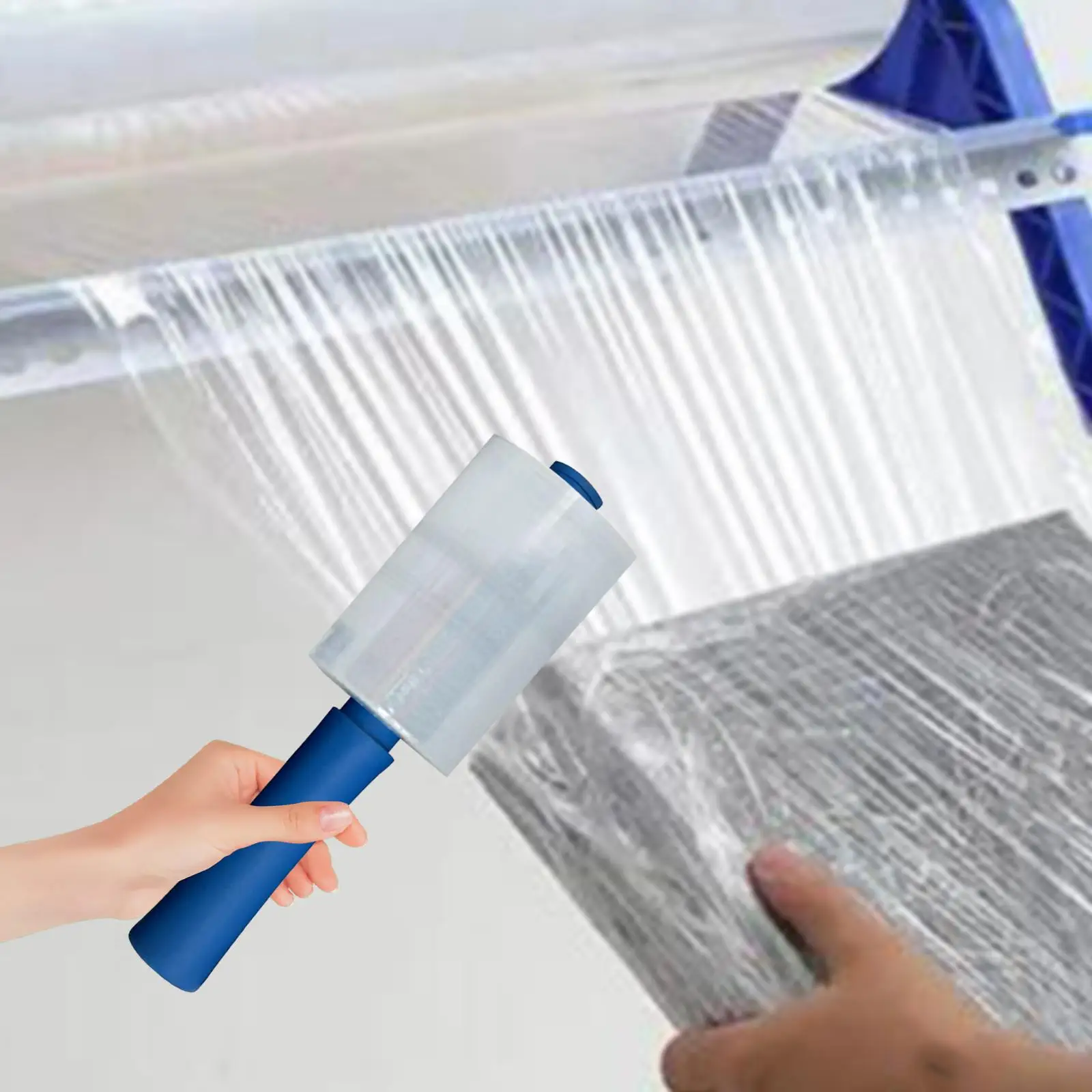 يده تمتد فيلم موزع مريح قوي موزع اليد التوقف أداة تغليف يدوية للمصانع التعبئة والتغليف اكسسوارات المنزل #4