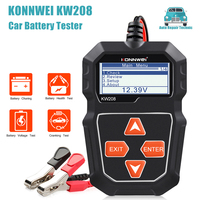 KONNWEI KW208 Car Battery Tester 12V 100 to 2000CCA Cranking Charging Circut Tester Auto Battery Analyzer Car Diagnostic Tool