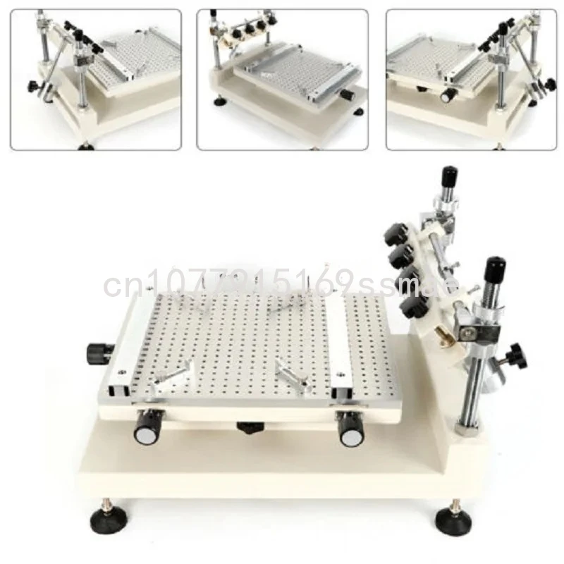 

High Accuracy Manual Solder Paste Stencil Printer SMT PCB Printing Machine