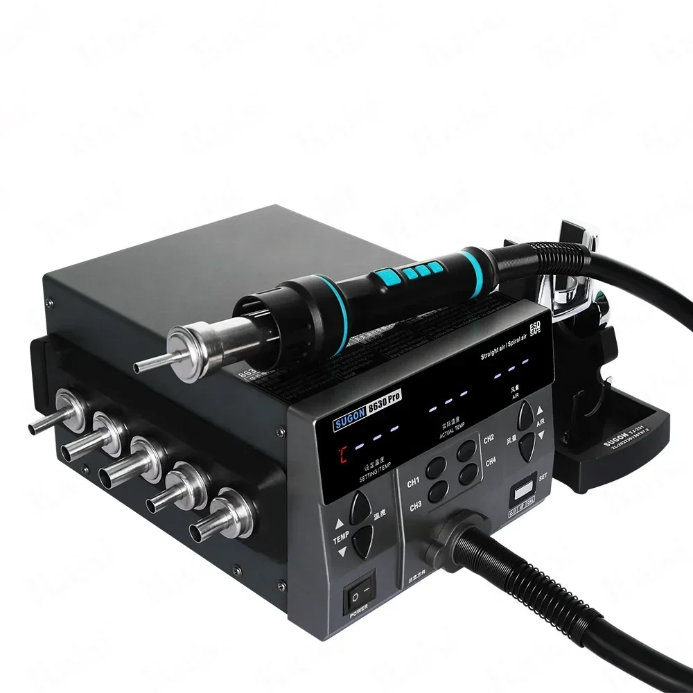 motherboard chip BGA hot air soldering stat hot salehot saleSUGON 8630 pro hot air gu.n 1300W mobile phone repair tool equipment