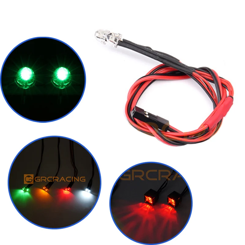 LED Light Beads Spotlight for 1/14 RC Turck 1/10 RC Crawler Car Traxxas TRX4 Diy Parts