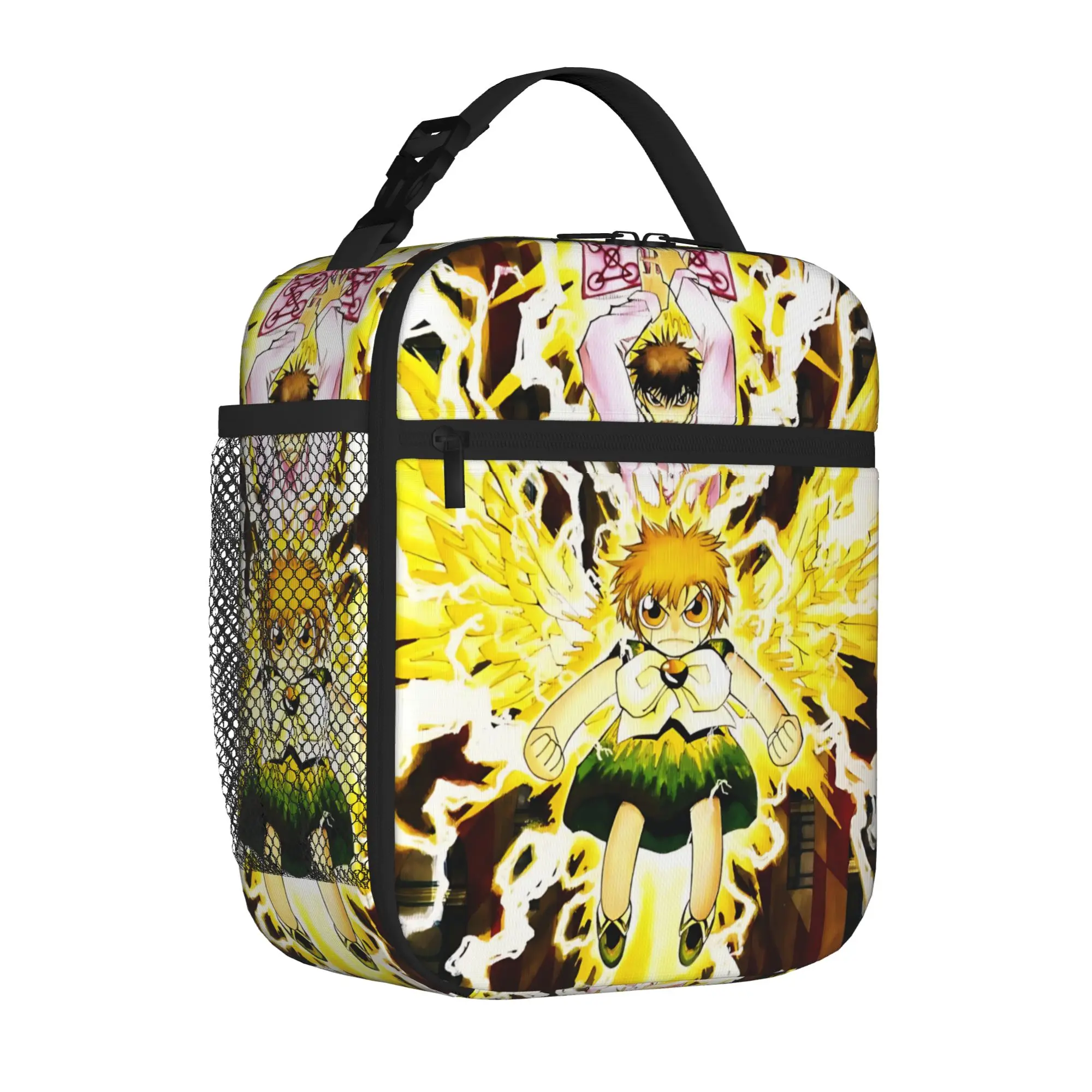 1 Piece Portable Lunch Container Glow  Zipper Closure Durable Pocket Z-Zatch Bell  For Lunch Lunch Box Bag