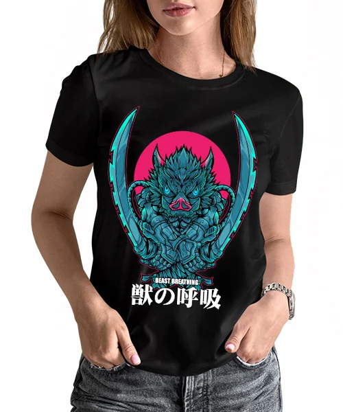 T-Shirt UNISEX DEMON SLAYER INOSUKE ART