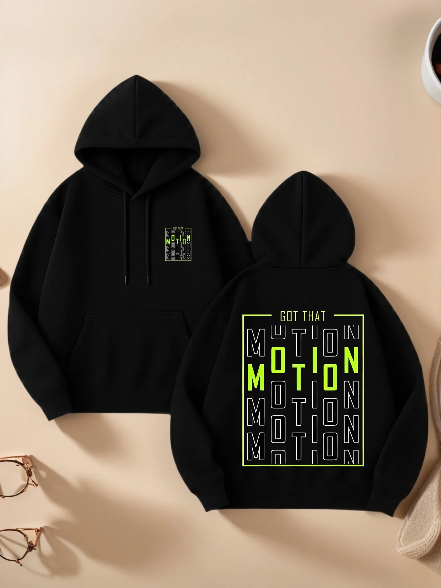 Grafik-Hoodie für Damen, Buchstabendruck, Streetwear-Stil, weicher Stoff, lässige Alltagskleidung, für junge Männer
