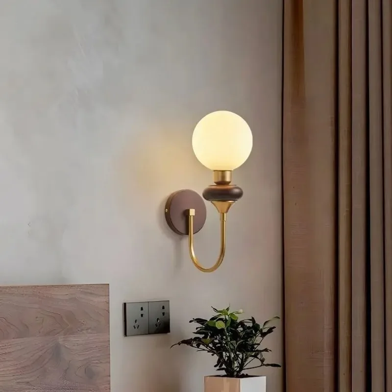 

Retro Chinese-style Simple Wall Lamp: Versatile Bedside Decor for Bedroom, Living Room, Study, Aisle, home decor