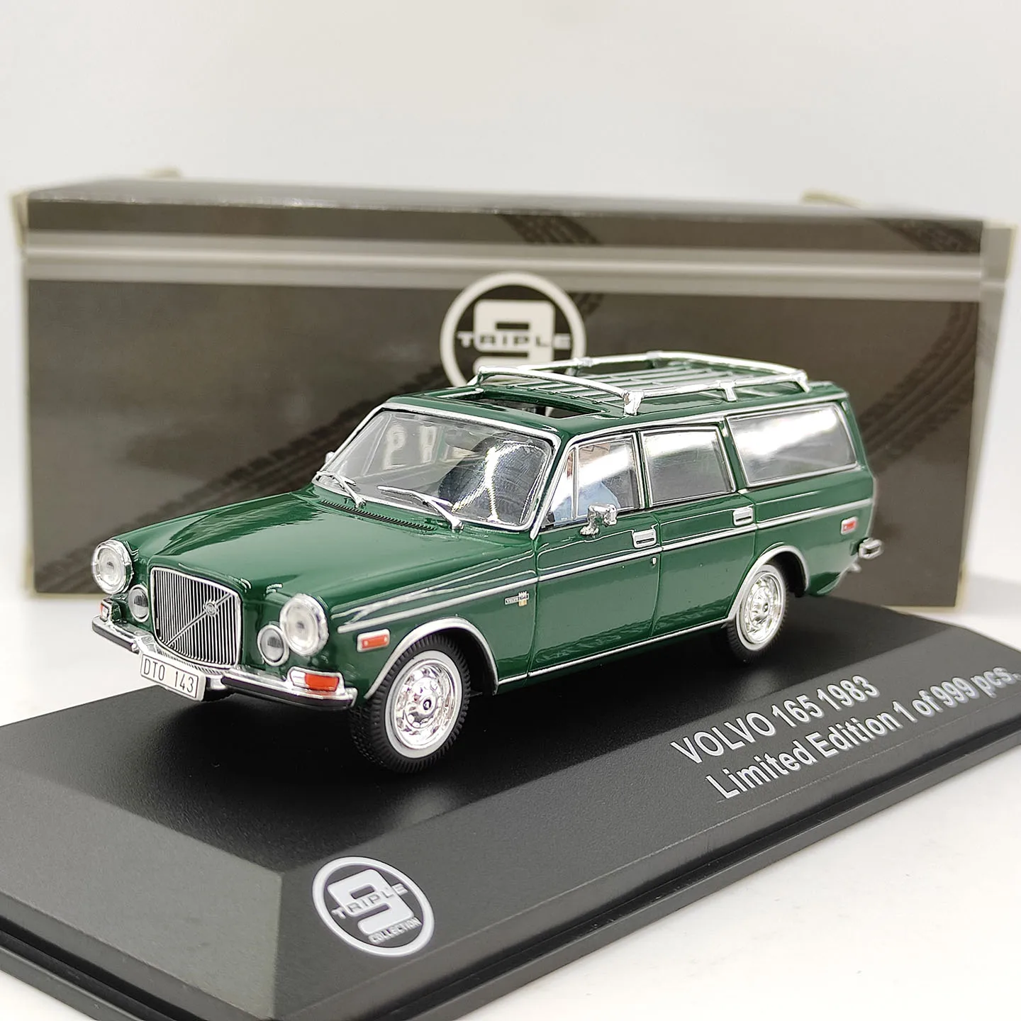 Diecast TRIPLE 9 1:43 Scale VOLVO 165 1983 Estate Car Limited Edition Alloy Car Model