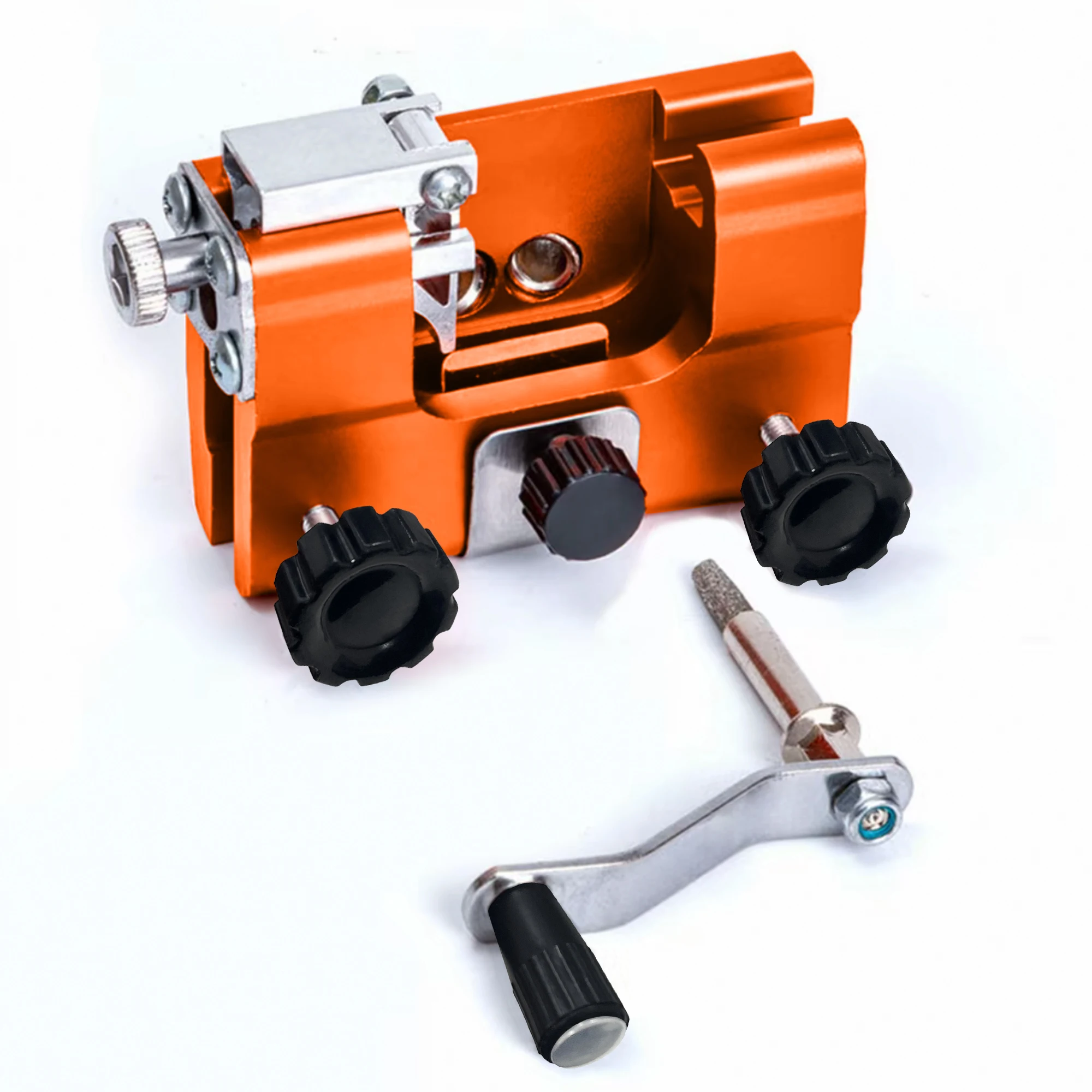 Портативный набор для заточки цепных пил - ручной/электрический, подходит для всех цепных пил, быстрая заточка