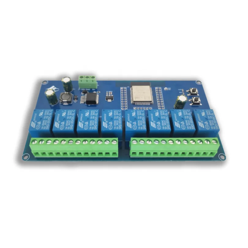 DC5-30V alimentatore ESP32 WIFI Bluetooth BLE relè a otto vie ESP32 WROOM scheda di sviluppo secondaria